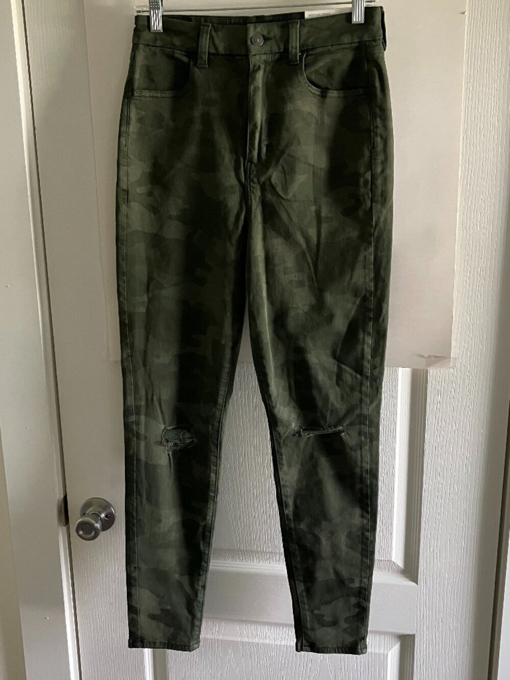 American Eagle Women's Camouflage Hi-Rise Stretch Jeggings Jeans Size 10